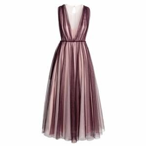 pink wedding dress sleeves DREA